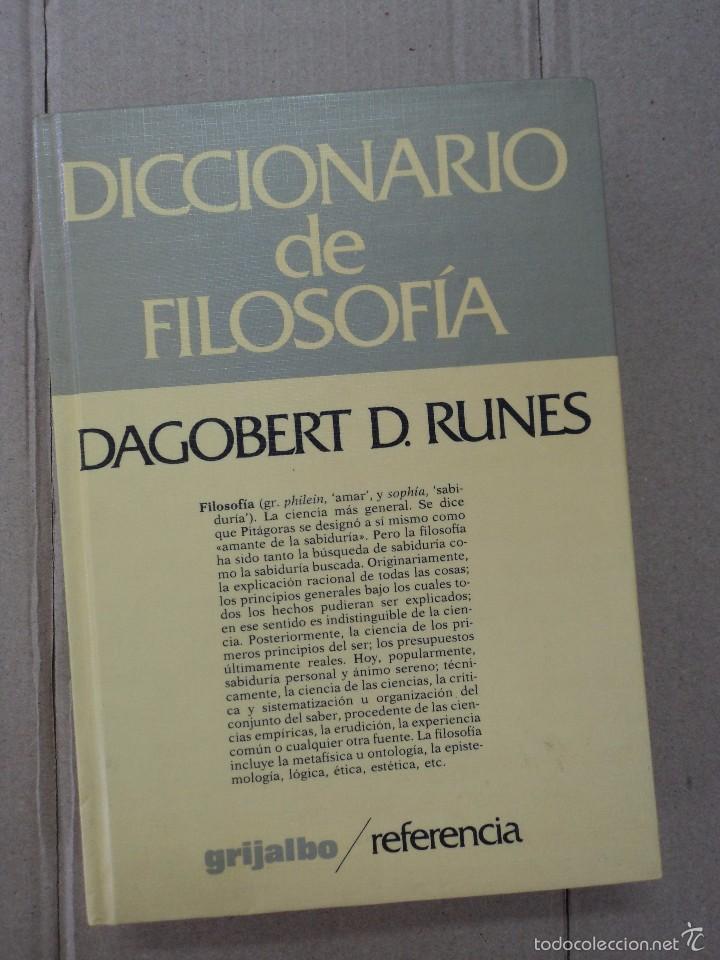 Libros: Diccionario de Filosof&iacute;a - Dagobeert D. Runes - Foto 1