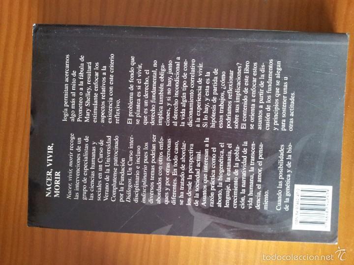 Libros: NACER, VIVIR, MORIR -- VV.AA - Foto 2