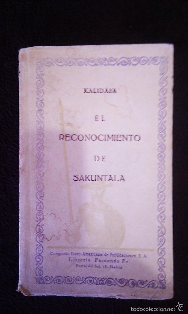 Libros: EL RECONOCIMIENTO DE SAKUNTALA - Foto 1