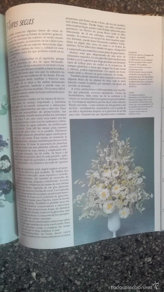 Libros: FLORES Y PLANTAS EN CASA - Foto 3