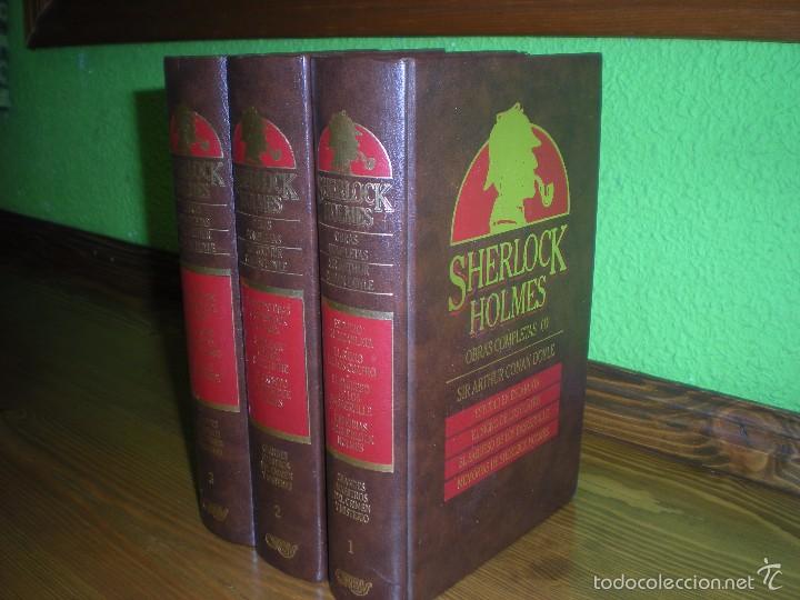 Libros: sherlock holmes. obras completas de sir arthur conan doyle 1987 - Foto 1