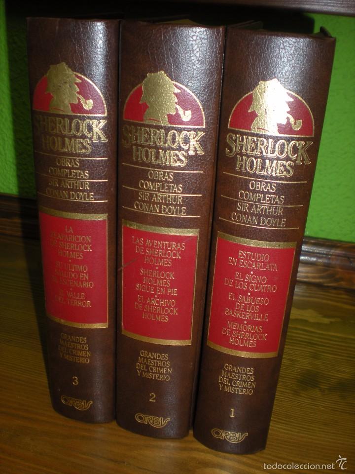 Libros: sherlock holmes. obras completas de sir arthur conan doyle 1987 - Foto 2