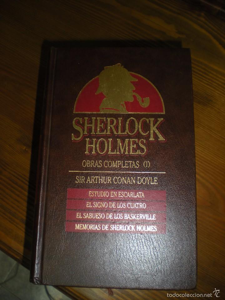 Libros: sherlock holmes. obras completas de sir arthur conan doyle 1987 - Foto 3