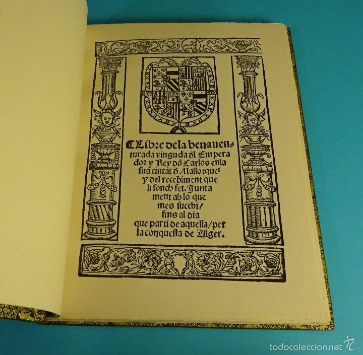 Libros: FACS&Iacute;MIL NUMERADO RELACIONES G&Oacute;TICAS DE LA VENIDA DE CARLOS V A MALLORCA - Foto 2