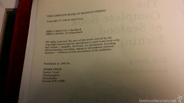 Libros: Libro de pesca en ingl&eacute;s seafood fishing - Foto 3