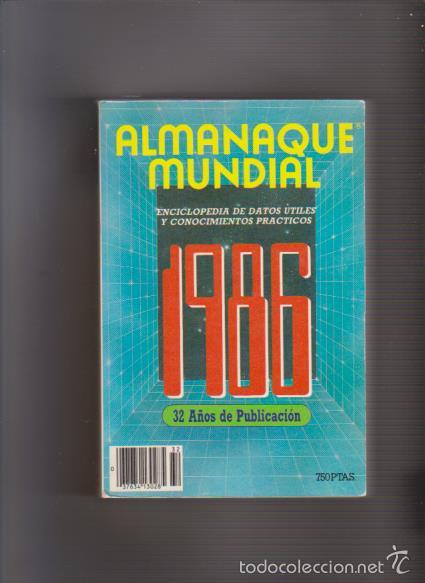 Libros: ALMANAQUE MUNDIAL 1986 - Foto 1