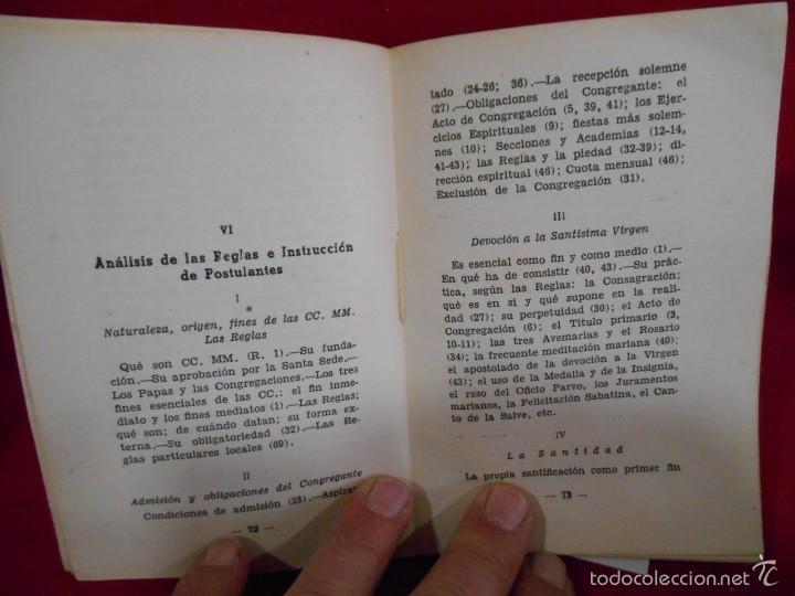 Libros: MANUAL DE CONGREGANTES -PPOS SIGLO XX - - Foto 4