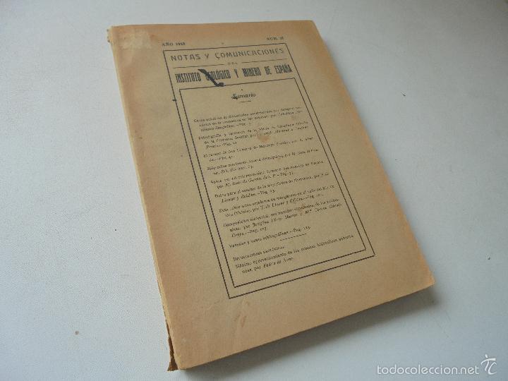 Libros: NOTAS Y COMUNICACIONES DEL INSTITUTO GEOL&Oacute;GICO Y MINERO DE ESPA&Ntilde;A-A&Ntilde;O 1948-N&ordm;.18