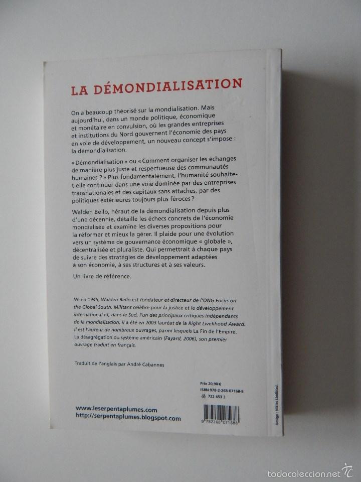 Libros: La d&eacute;mondialisation - Walden Bello 2011 - Foto 3