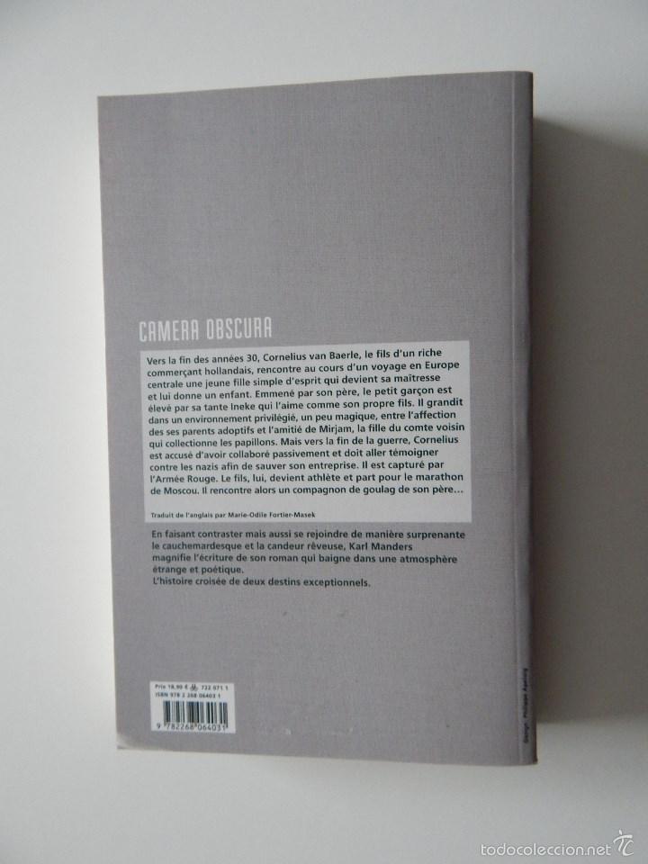 Libros: Camera obscura - Karl Manders 2008 - Libro en franc&eacute;s - Foto 2