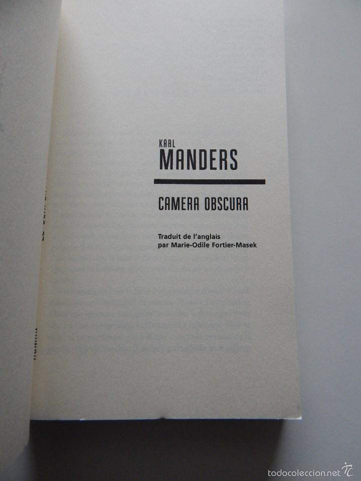 Libros: Camera obscura - Karl Manders 2008 - Libro en franc&eacute;s - Foto 6