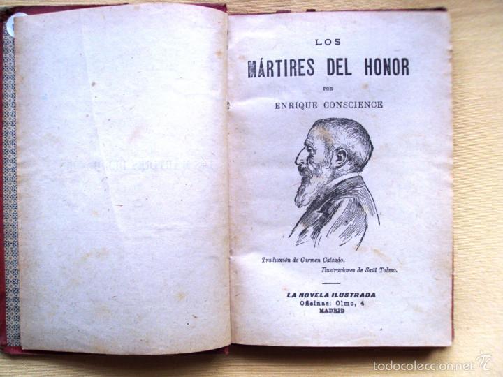 Libros: Libro Los martires del Honor de Enrique Conscience - Foto 2