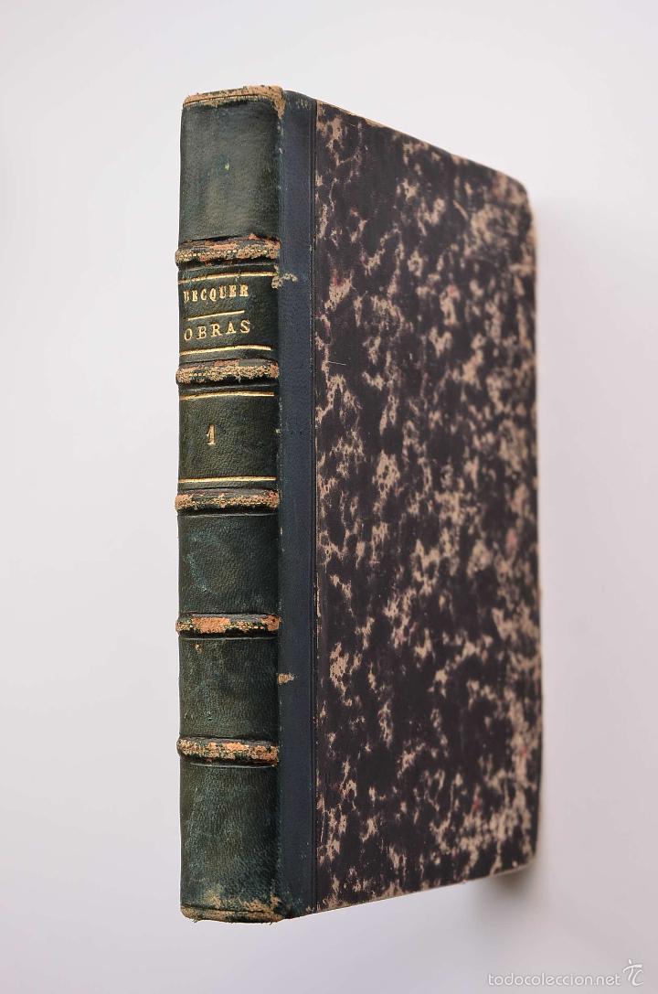 Libros: Obras de Gustavo A. B&eacute;cquer. Tomo primero - BECQUER, Gustavo Adolfo - Foto 2