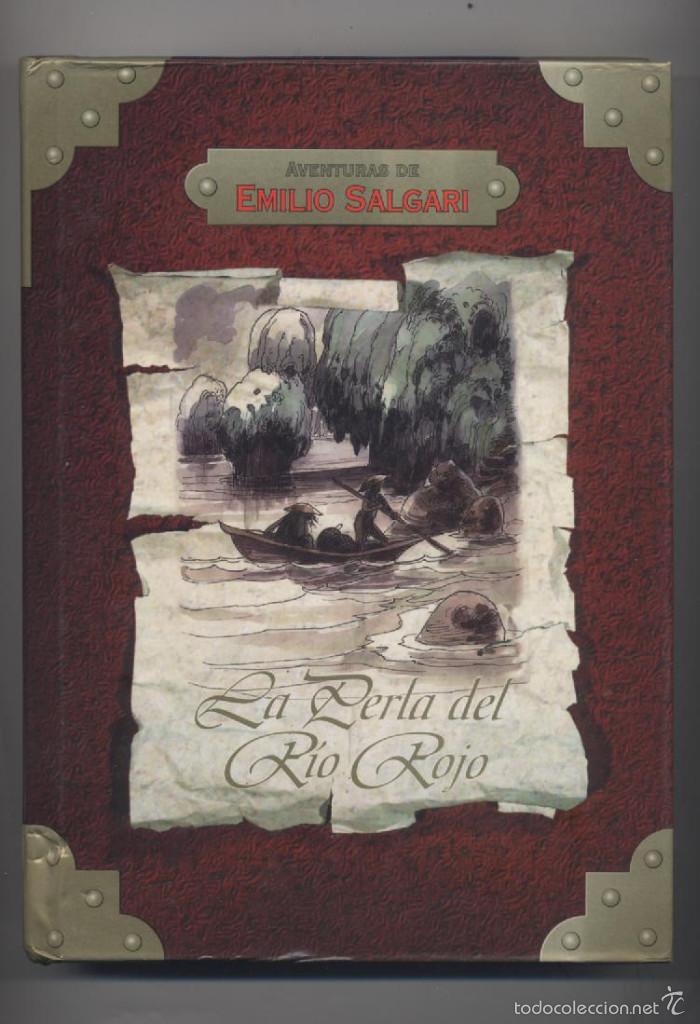 Libros: LA PERLA DEL RIO ROJO- EMILIO SALGARI - Foto 1