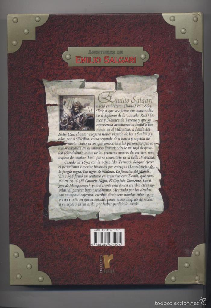 Libros: LA PERLA DEL RIO ROJO- EMILIO SALGARI - Foto 2
