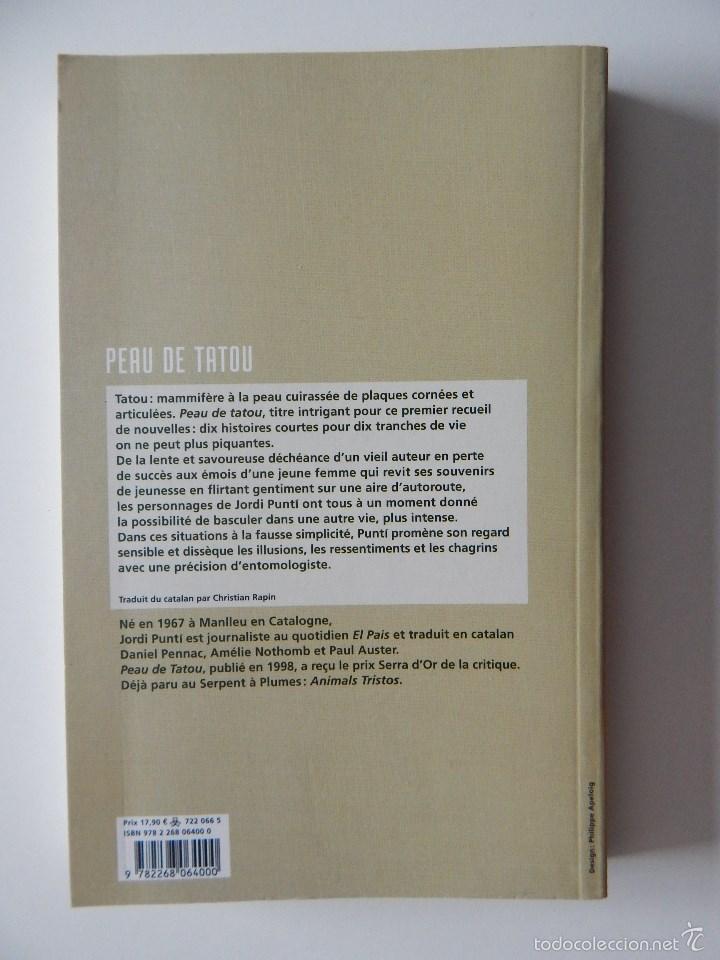 Libros: Peau de Tatou - Jordi Punt&iacute; 2008 - Foto 3