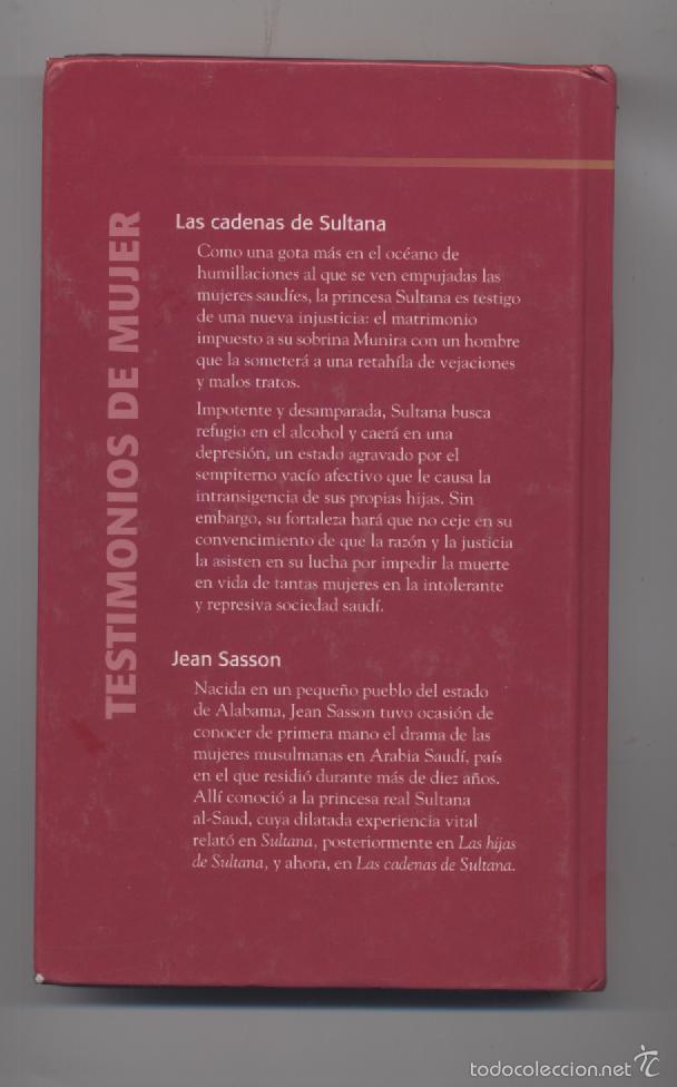 Libros: LAS CADENAS DE SULTANA- JEAN SASSON - Foto 2