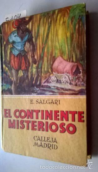 Libros: EL CONTINENTE MISTERIOSO - SALGARI, Emilio - Foto 1