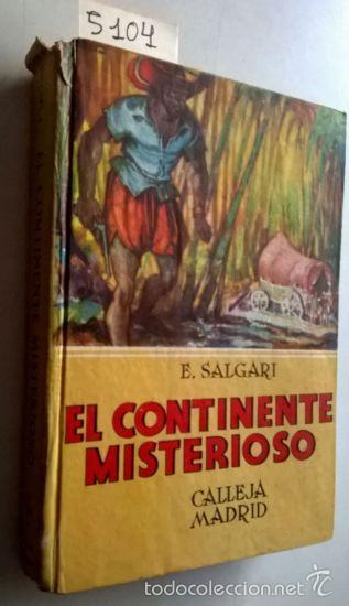Libros: EL CONTINENTE MISTERIOSO - SALGARI, Emilio - Foto 3