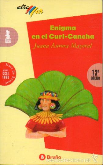 Libros: ENIGMA EN EL CURI-CANCHA. 13&ordf; ed. - Foto 1