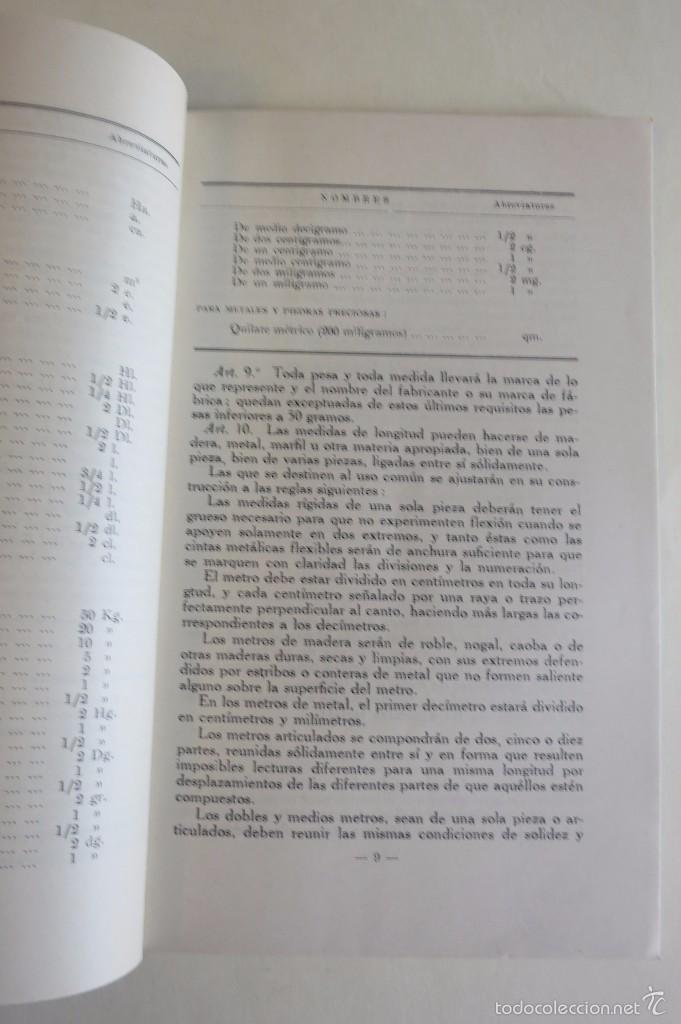 Libros: pesas y medidas ley de 1941 - Foto 2