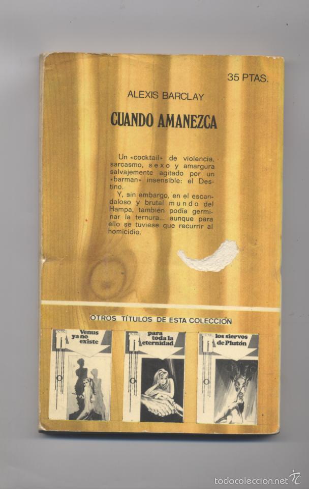 Libros: CUANDO AMANEZCA- ALEXIS BARCLAY - Foto 2