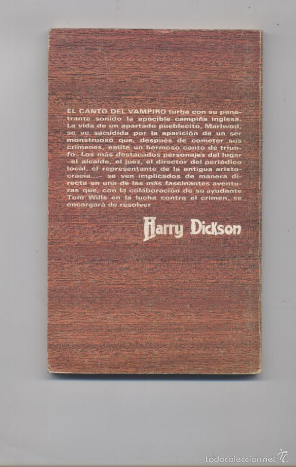 Libros: EL CANTO DEL VAMPIRO- HARRY DICKSON - Foto 2