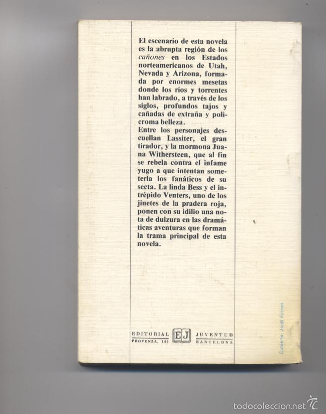 Libros: LOS JINETES DE LA PLADERA ROJA- ZANE GREY - Foto 2
