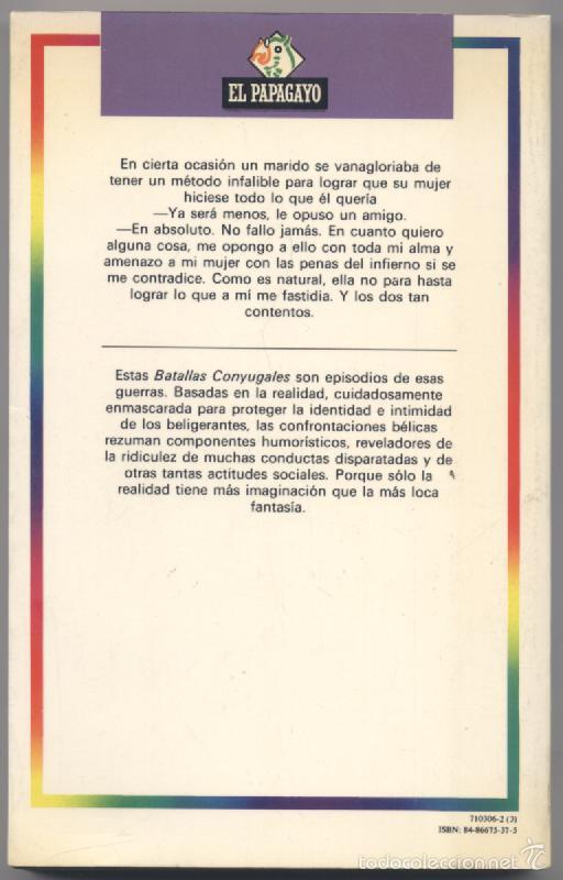 Libros: BATALLAS CONYUGALES- LUIS ZARRALUQUI - Foto 2