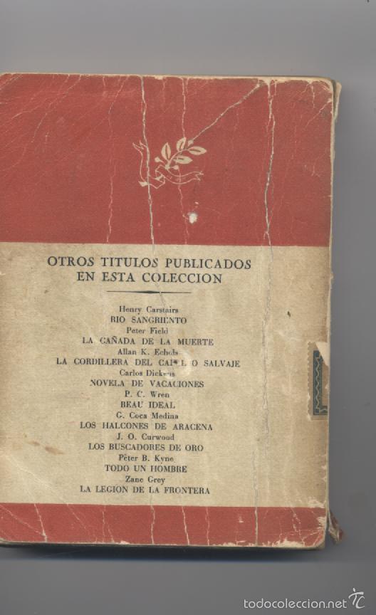 Libros: EL ESPIRITU DE LA FRONTERA-ZANE GREY - Foto 2