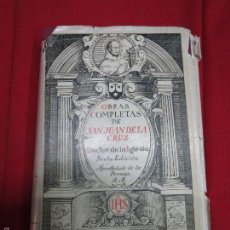 Libros: OBRAS COMPLETAS SAN JUAN DE LA CRUZ DOCTOR DE LA IGLESIA APOSTOLADO DE LA PRENSA 1948.