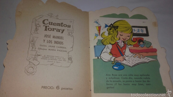 Libros: CUENTO TROQUELADO JOSE MANUEL Y LOS INDIOS, MARIA PASCUAL - Foto 2