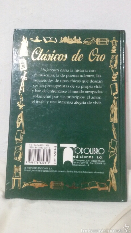 Libros: Mujercitas edita todolibro clasicos de oro - Foto 2