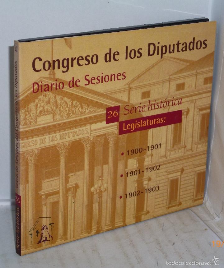 B&uuml;cher: CONGRESO DE LOS DIPUTADOS DIARIO DE SESIONES / SERIE HISTORICA: LEGISLATURAS: 1900 - 1901 / 1901 - 1