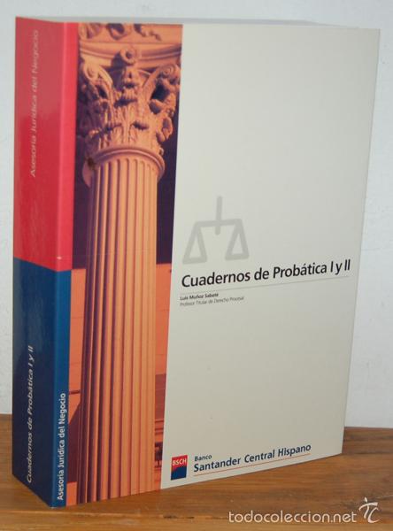 Libros: CUADERNOS DE PROB&Aacute;TICA I Y II - LUIS MU&Ntilde;OZ SABAT&Eacute; - Foto 1