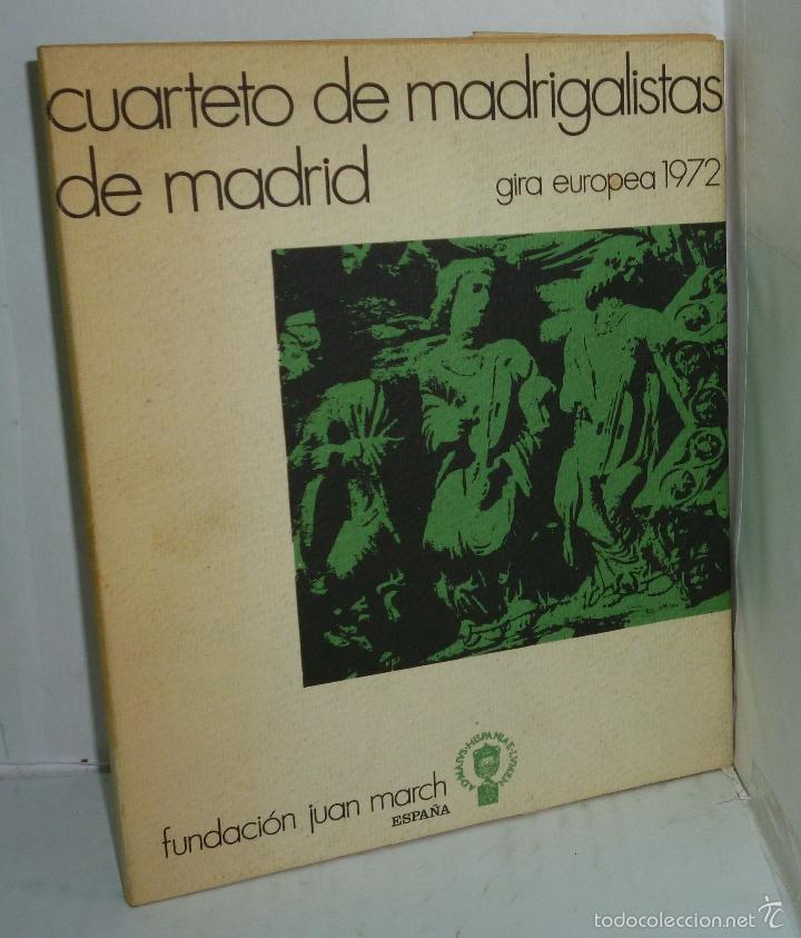 Livros em segunda m&atilde;o: CUARTETO DE MADRIGALISTAS DE MADRID (ENCUADERNADO AL REVES)