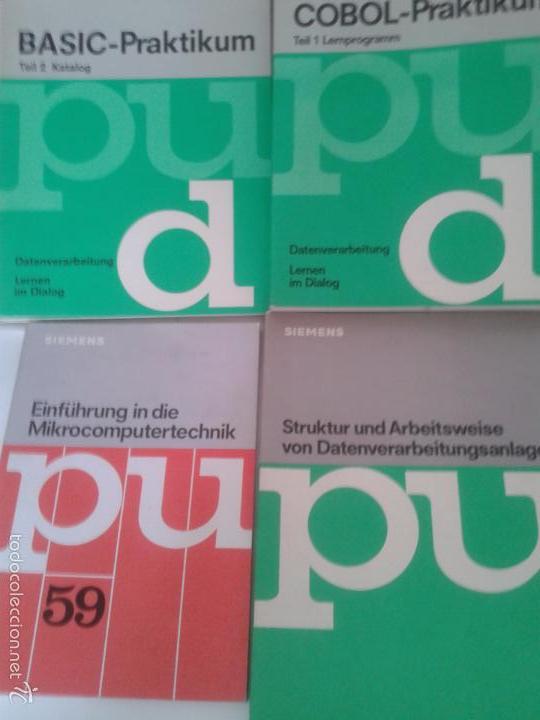 Libros: SIEMENS 6 LIBROS PROGRAMACION basic COBOL MICROS nuevos - Foto 1