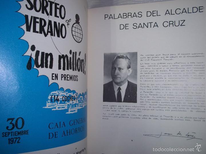 Libros: BODAS DE ORO DEL C.D.TENERIFE. 1922-1972. IMPECABLE. - Foto 3