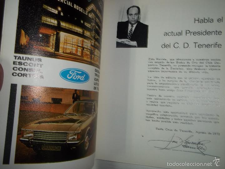 Libros: BODAS DE ORO DEL C.D.TENERIFE. 1922-1972. IMPECABLE. - Foto 10