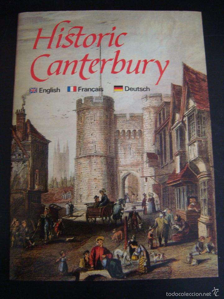 B&uuml;cher: HISTORIC CANTERBURY. 1984. ENGLISH/ FRAN&Ccedil;AIS/ DEUTSCH.