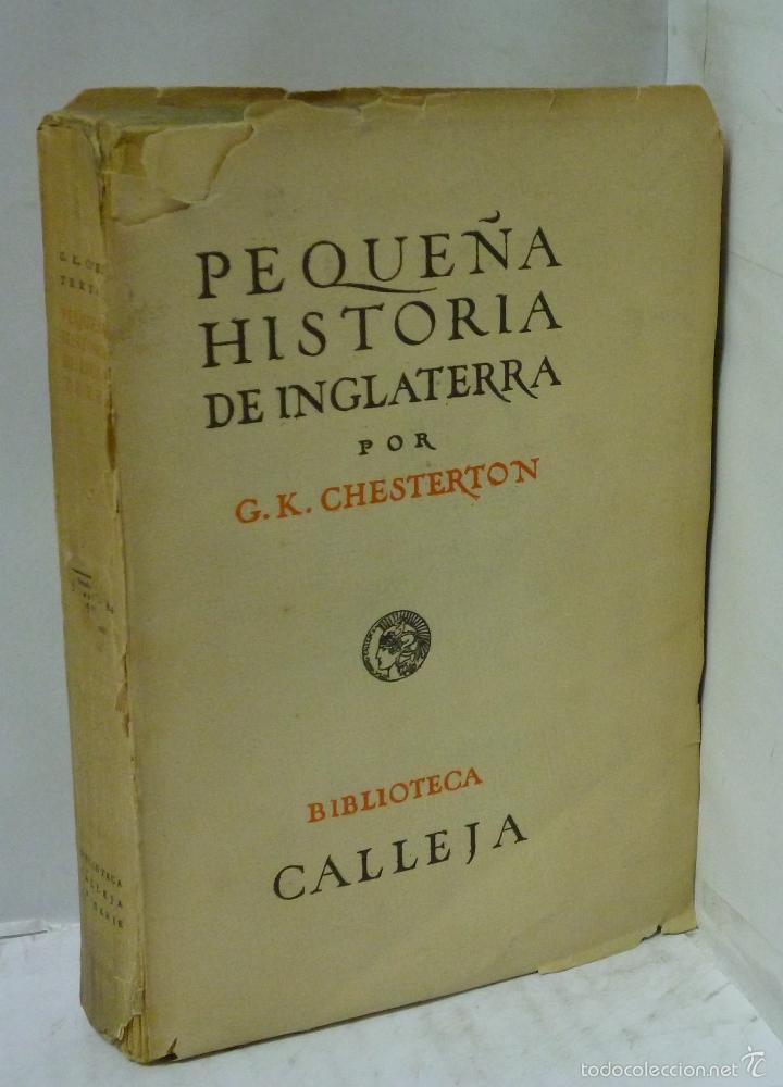Libros: PEQUE&Ntilde;A HISTORIA DE INGLATERRA - Chesterton, G.K - Foto 1