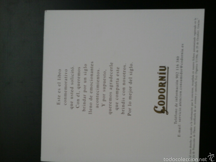 Libros: Brindis por un siglo CODORNIU - Foto 2