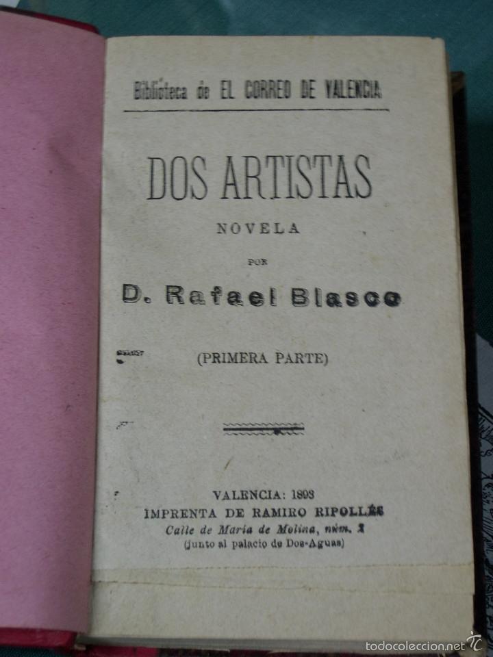 Libros: DOS ARTISTAS. (1&ordf; Y 2&ordf; PARTE) - Blasco, Rafael - Foto 3