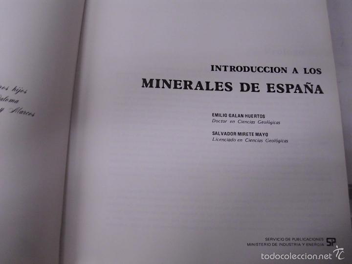 Libros: Introducci&oacute;n a los minerales de Espa&ntilde;a - Foto 2