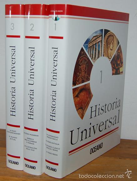 Libros: HISTORIA UNIVERSAL (3 TOMOS.) Falta CD. - VV.AA. - Foto 1