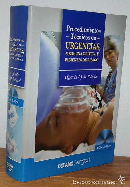 Livros em segunda m&atilde;o: PROCEDIMIENTOS T&Eacute;CNICOS EN URGENCIAS, MEDICINA CR&Iacute;TICA Y PACIENTES DE RIESGO (No CD) - A. QUESADA /