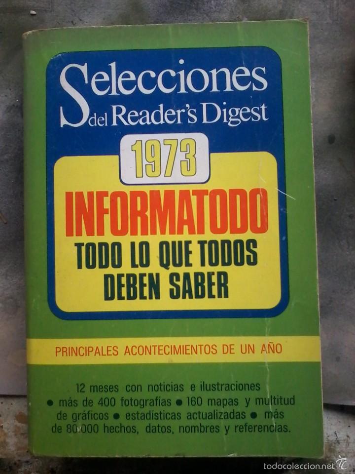 Libros: selecciones del reader digest 1973-INFORMATODO - Foto 1
