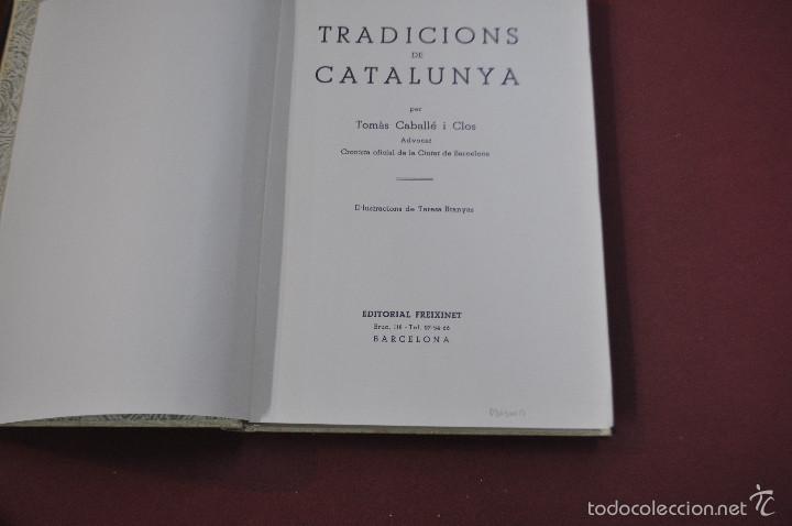 Libros: tradicions de catalunya - tom&aacute;s caball&eacute; - ed. freixinet - Foto 2