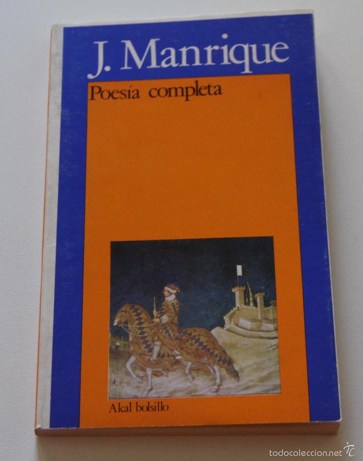 Libros: Poesia (Akal bolsillo) / Manrique, Jorge - Foto 1