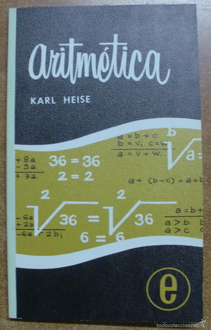 Libros: Aritm&eacute;tica / KARL HEISE - Foto 1